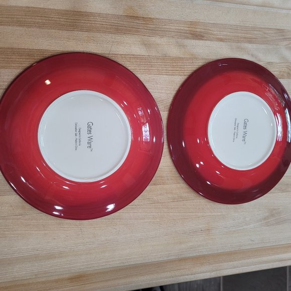 2 Gates Ware El Mirasol Design 8.75" Salad/Dessert Plates Excellent Condition - Picture 8 of 8